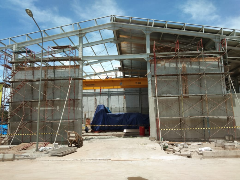 MODIFIKASI DAN PERLUASAN BRAN WAREHOUSE PT Bungasari Flour Mills Indonesia 